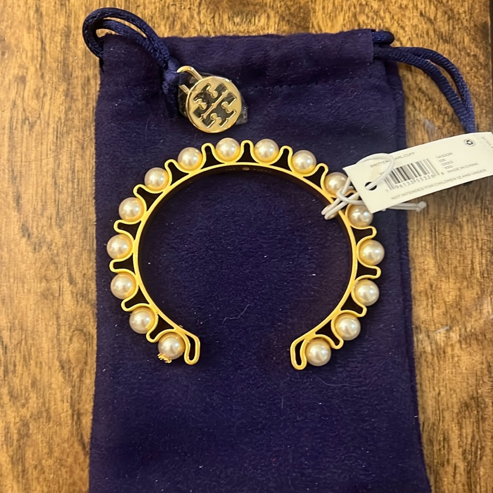 NWT Pearl Tory Burch Bracelet